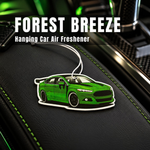 Load image into Gallery viewer, C-008 Playful Art Hanging Car Air Freshener – Forest Breeze