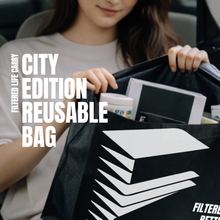 Load image into Gallery viewer, City Edition Reusable Bag — Filtered Life Carry — F Shop