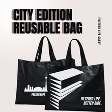 Load image into Gallery viewer, City Edition Reusable Bag — Filtered Life Carry — F Shop
