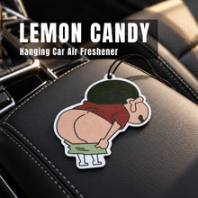 Load image into Gallery viewer, LABI-03 Playful Art Hanging Car Air Freshener – Lemon Candy