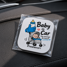 Load image into Gallery viewer, Baby in Car Vinyl Car Sticker