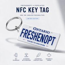 Load image into Gallery viewer, FreshenOPT × PopPlates NFC Key Tag Limited Edition — F Shop